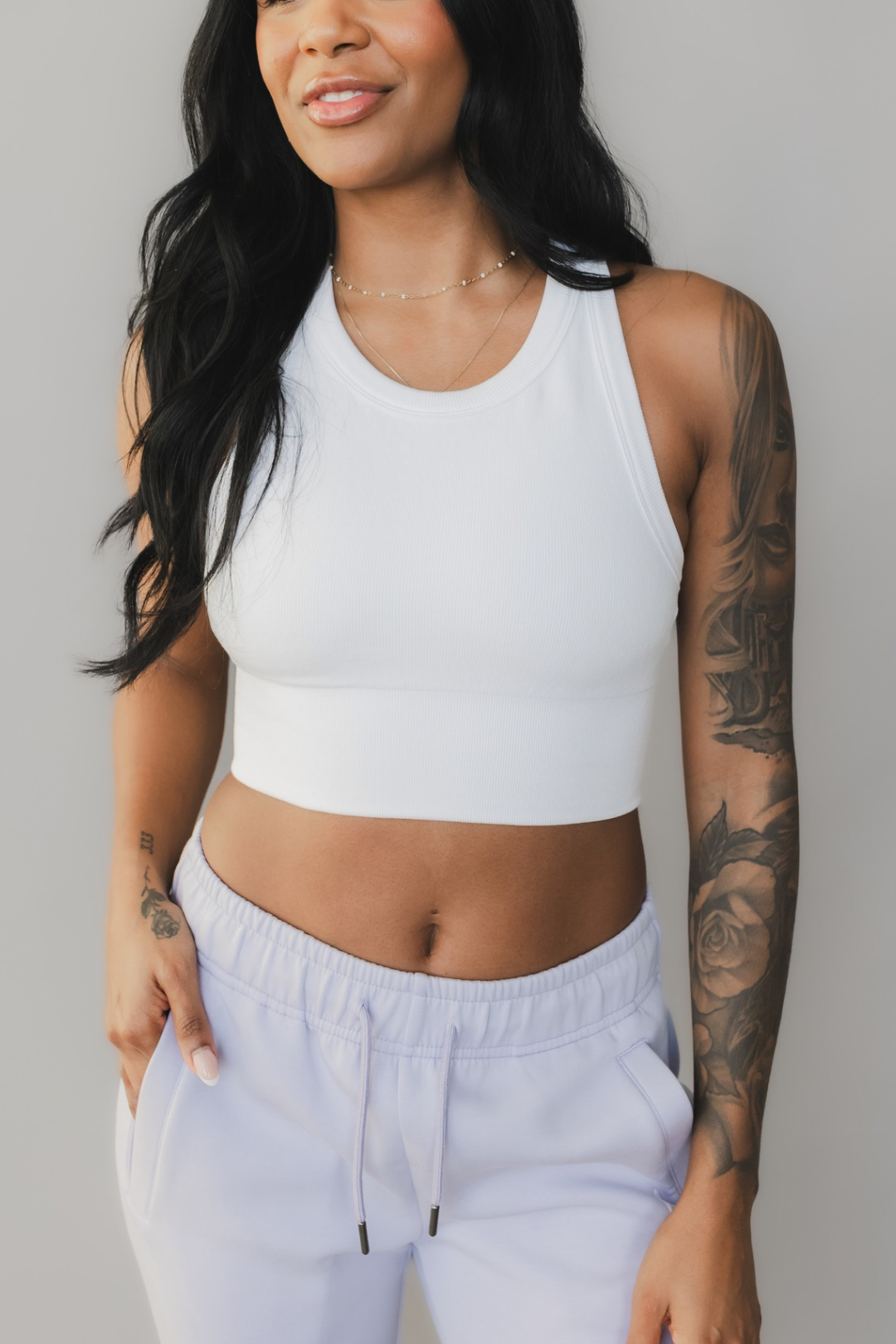 Ribbed Crop *Built in Bra