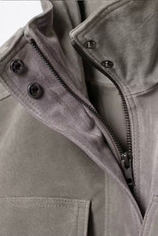 Faux Suede Jacket