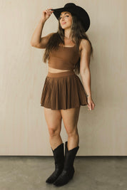 Micro Pleated Skirt