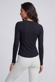 Core Ribbed Long Sleeve