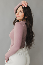 Henley Long Sleeve *Ribbed