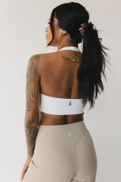 Deep V Halter Bra
