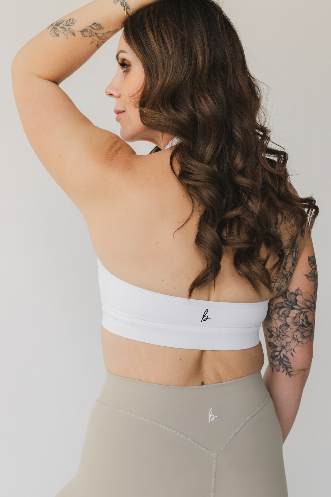 Deep V Halter Bra