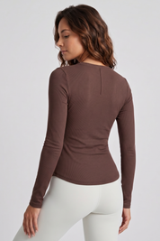 Modal Henley Long Sleeve