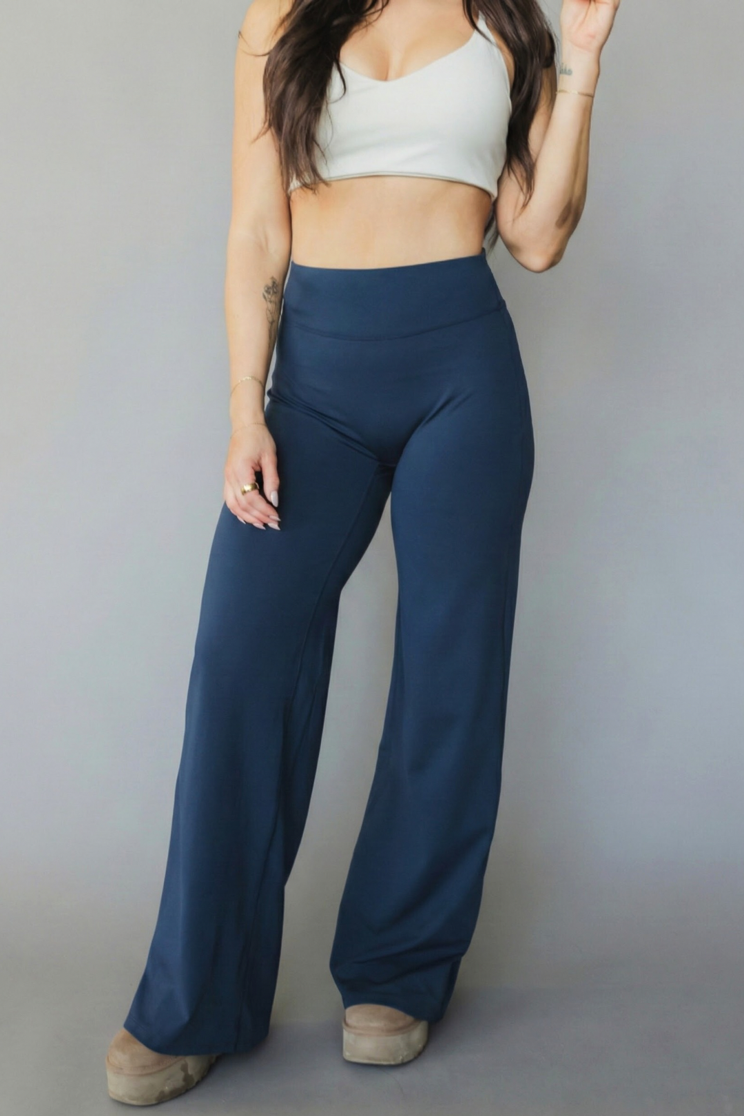 Winter Wide Leg Pants *Fleecy