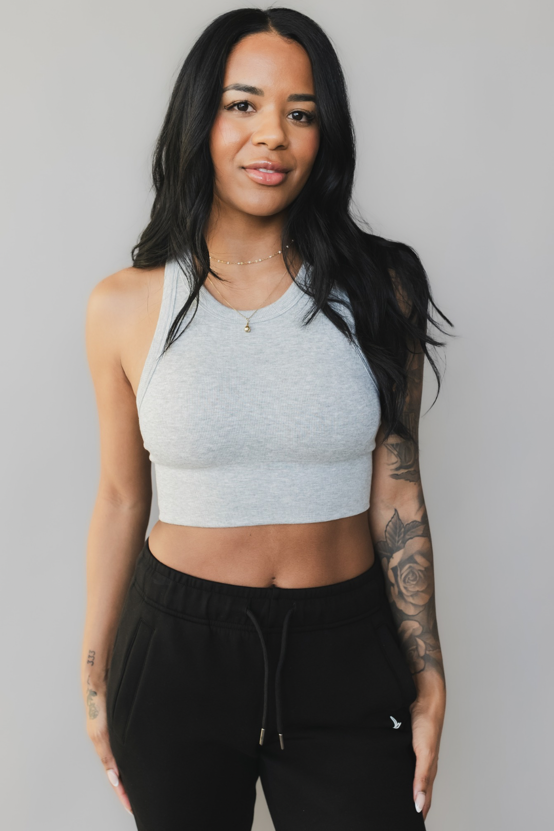Ribbed Crop *Built in Bra