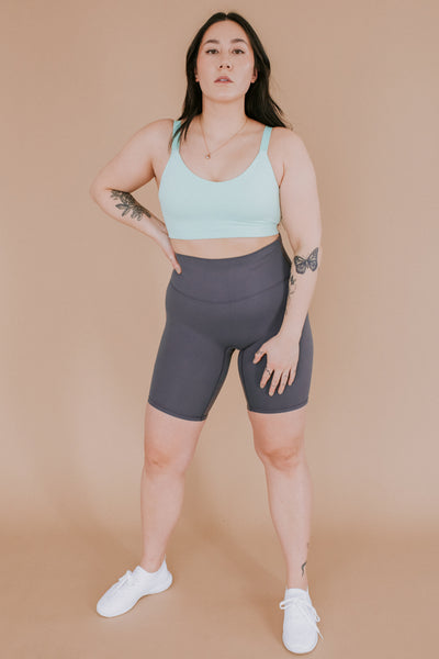 FANNYC Women's Elastic Waistband Yoga Workout Shorts Exercise Mini Hot Gym  Shorts Gray/Rose Red/Blue/PurpleBlack/Purple/Blue/Gray